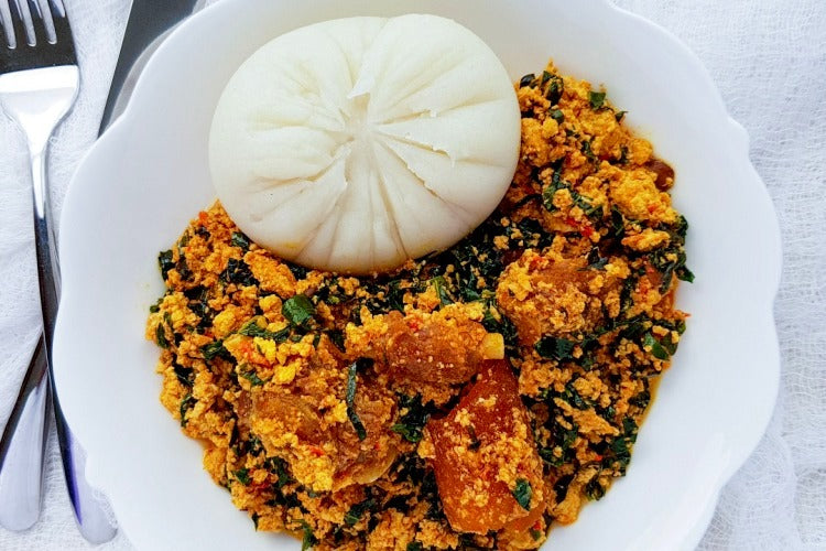 Egusi & Fufu (with meat)